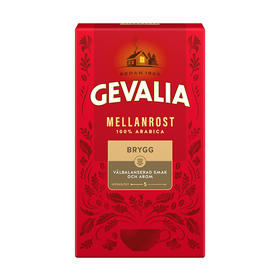 [瑞典]耶瓦利亚中度烘焙咖啡粉 450克. Gevalia Brygg Mellanrost 450g