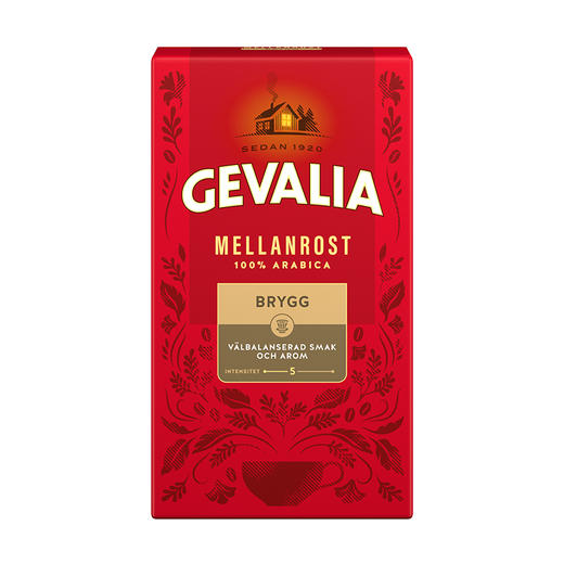 [瑞典]耶瓦利亚中度烘焙咖啡粉 450克. Gevalia Brygg Mellanrost 450g 商品图0