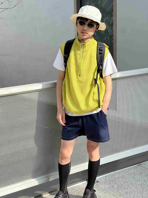 【小大人舒适圈】中空网眼马甲！静态空气循环马甲！2026新款北欧轻奢户外品牌面料透气亲子马甲！ 商品图0