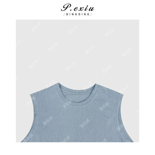 04-3潘依绣丁丁宠粉法式无袖绑带气质高级感针织背心 W-63300 商品图2