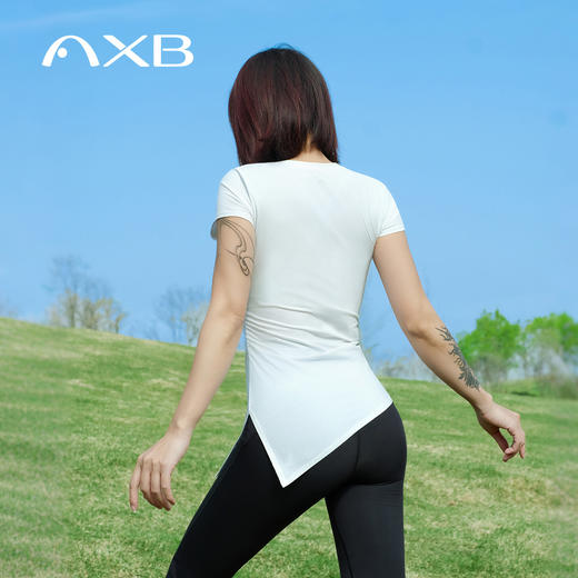 爱暇步2026夏季新款瑜伽服短袖女速干上衣普拉提训练运动健身t恤 商品图3