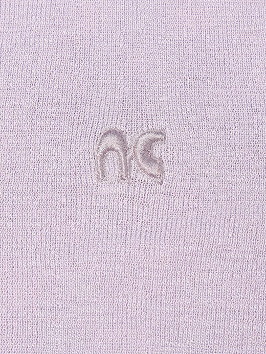 通勤百搭米白色连帽抽绳短袖针织衫女夏季薄款宽松显瘦针织衫上衣 商品图5