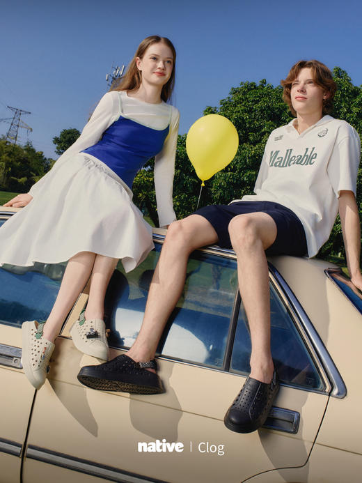 [2026]native新款洞洞鞋clog沙滩拖鞋凉鞋厚底增高情侣款 商品图2