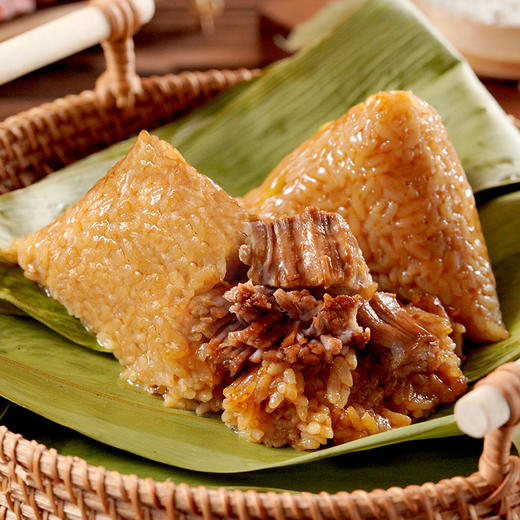 广州酒家珍粽粽子礼盒蛋黄鲜肉粽子豆沙蜜枣甜粽子端午节日送礼品 商品图4