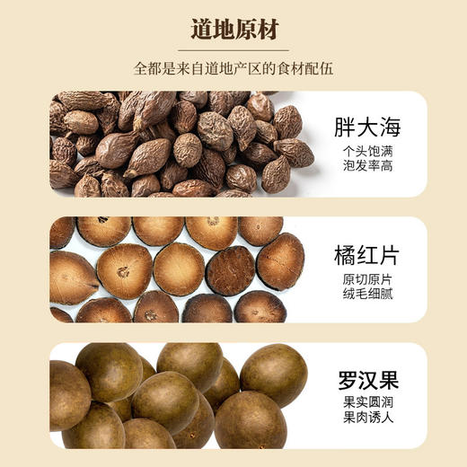 【清咽润喉！独立包装】胖大海罗汉果橘红茶120g/盒秋冬嗓子舒服养生花茶冲泡茶。xb 商品图1