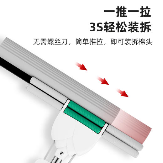 好媳妇吸水拖把海绵家用一拖净免手洗懒人拖把胶棉干湿两用拖地神器 商品图1