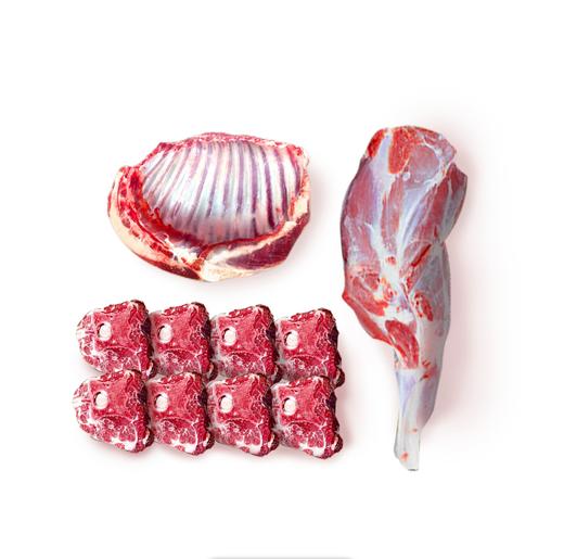 【臻羊礼·精选版】羊肉礼盒3.08kg 羊肉净含量3千克，内含1.5kg羊前腿 1.0kg羊蝎子 0.5kg羊排 商品图3