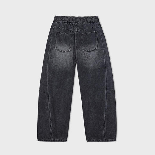 【新品上新】HX 夏季水洗弯刀牛仔长裤C201620011101 商品图1