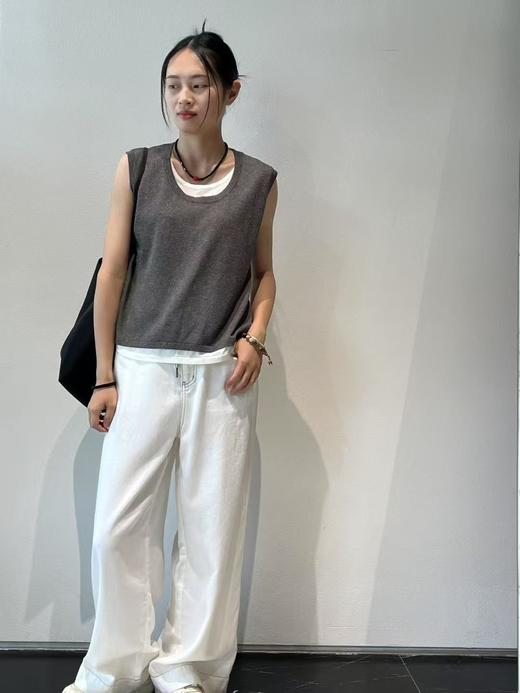 【门店同款】ENJOY秋季假两件套头针织背心 164245979 商品图1