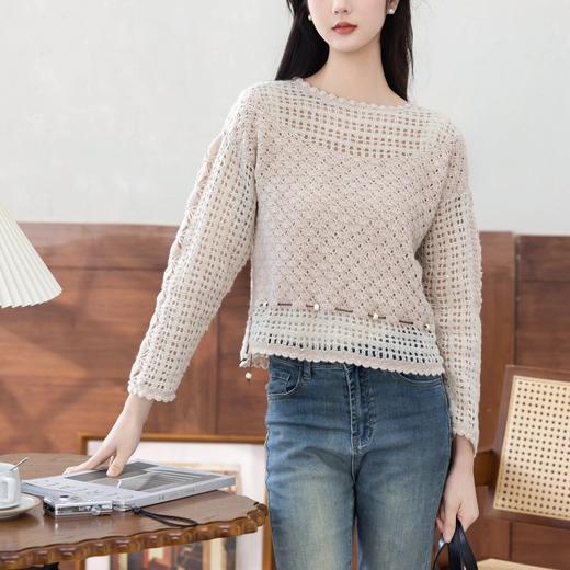 苏苏姐家夜澜上衣手工diy钩针自制编织毛线团材料包 商品图1