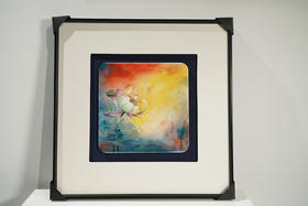 留光溢彩荷花系列小瓷板