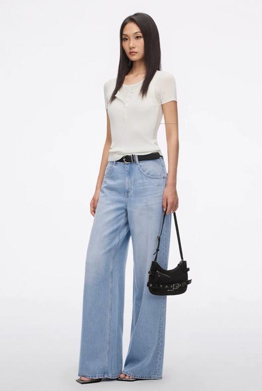 一店d  𝐦𝐢𝐬𝐬 𝐬𝐢𝐱𝐭𝐲两大爆款莱塞尔牛仔拖地裤 26春季新品 刚刚发售就卖爆了 面料舒服炸啊❗️ 商品图3