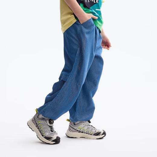 【MQD】童装男童冰丝凉感牛仔防蚊裤夏款儿童防紫外线长裤 商品图2