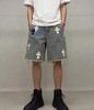 男款十字架毛边休闲短裤la009 商品缩略图3