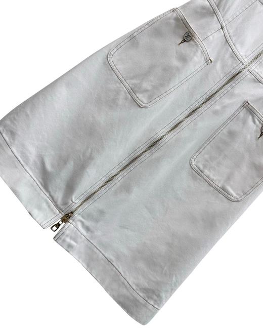 女款拉链无袖牛仔连衣裙ba 商品图2