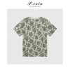 04-3潘依绣丁丁宠粉【鸢尾花季】天丝复古轻奢印花短袖T恤 W-63151 商品缩略图2