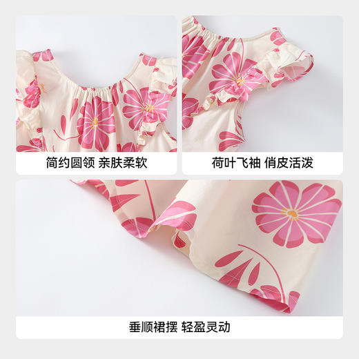 【实体店同款】女童连衣裙夏季新款安奈儿童装AG623146 商品图4