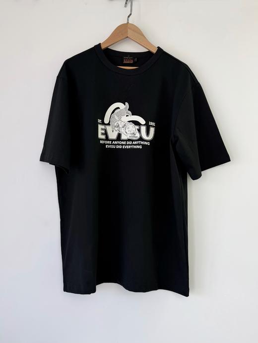 原单，EVISU 锦鲤海鸥标语印花短袖T恤  男女同款   鱼佛短袖 商品图2