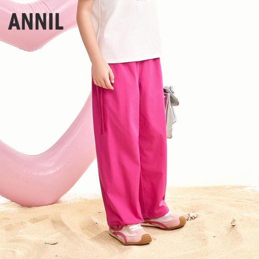 【实体店同款】女童全腰梭织裤夏季新款安奈儿童装AG626244 商品图1