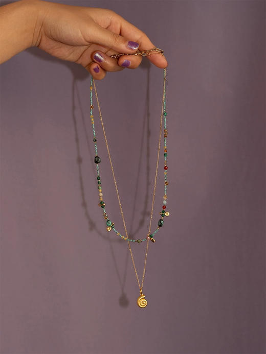 法国小众原单海螺耳语项链套组 商品图2