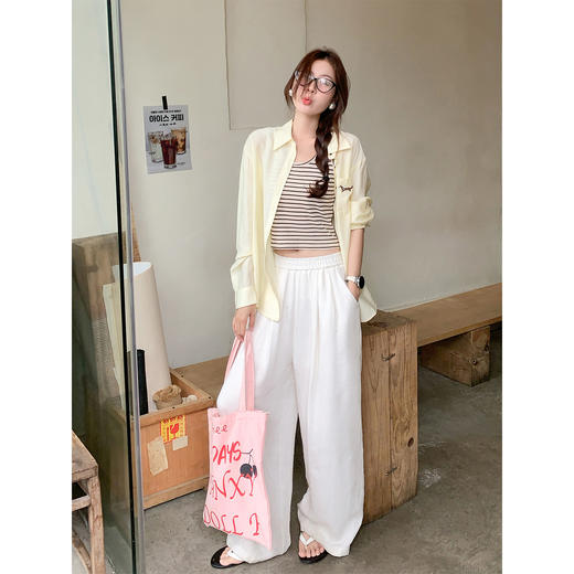 <曾小咸推荐>4.13现货秒杀 ！微信超特价！韩系薄款防晒长袖衬衫 日常179.99 立减100 秒杀79.99！！ 商品图3