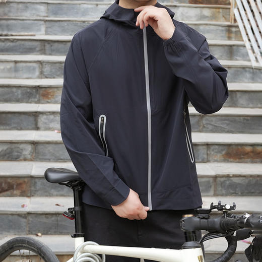 Link Polaris全压胶微皱原纱男女款双面穿防晒衣#12392668 商品图3