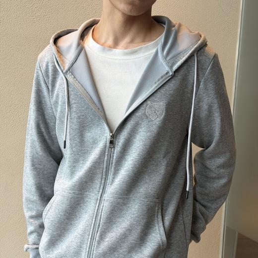 【3-5天发货】伊泺杉虎头连帽卫衣开衫外套 商品图0