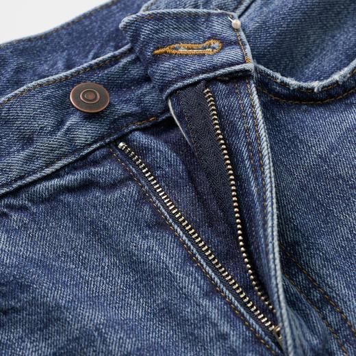 ROMI STUDIO“经典复古”斜纹牛仔棉水洗做旧直筒牛仔裤 431N2069 商品图2