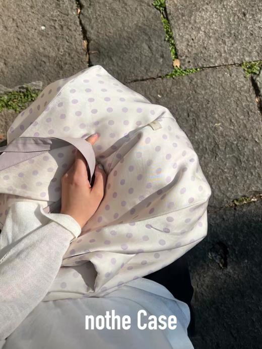 nothe Case布然/NC261237/「紫雨」春日波点女大容量托特包 商品图3