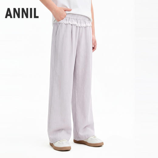 女童梭织单裤夏季新款安奈儿童装EG626759 商品图0