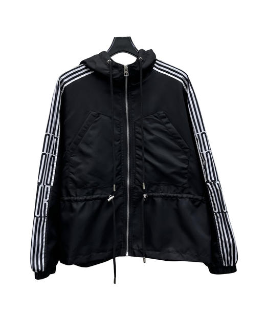 女款连帽印花抽绳外套he010 商品图0