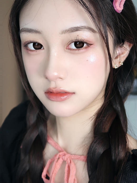 【新】水呼吸14.5枫糖玫瑰/墨豆豆/黑祭神鸦/苏木黑/夏日葡萄/元气卤蛋美瞳隐形眼镜 商品图1