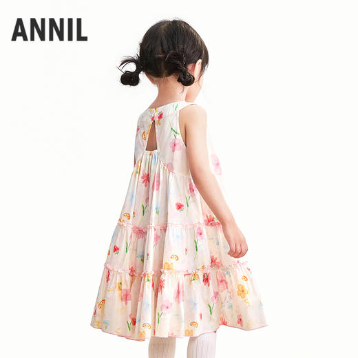 【实体店同款】女童无袖连衣裙夏季新款安奈儿童装XG623123 商品图2