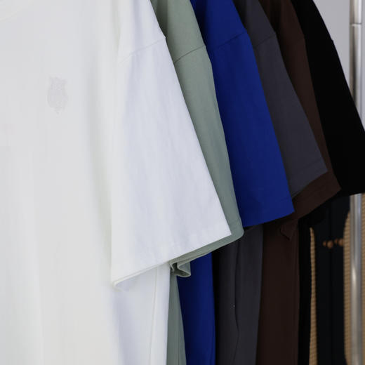 【3-5天发货】伊泺杉男士虎头刺绣短袖T恤 商品图3