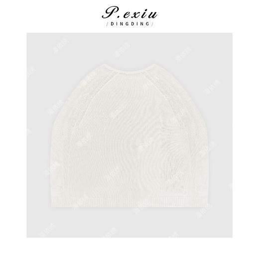 04-4潘依绣丁丁宠粉【斗篷背心】小众设计感镂空针织斗篷无袖背心 ZZ0963 商品图0