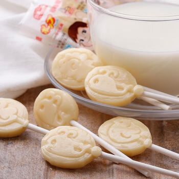 不二家 香醇牛奶+乳酸棒棒糖 116g(20支) 儿童糖果 休闲零食 水果糖礼物 /休闲食品 /糖果 /棒棒糖 商品图5