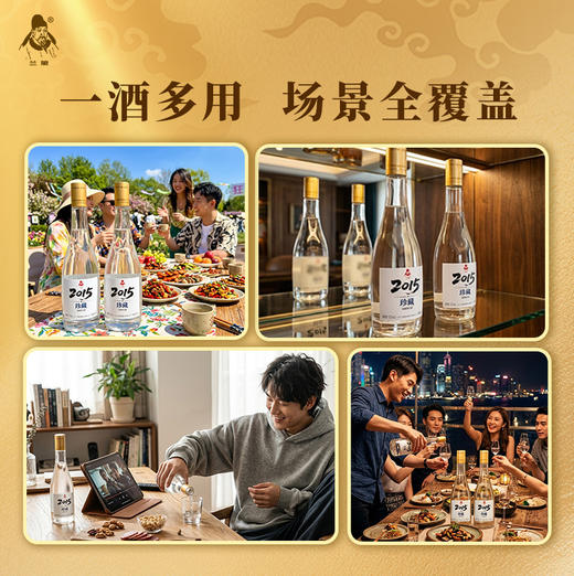 兰陵珍藏 52度优级浓香型白酒500ml*2瓶 纯粮酿造 商品图7