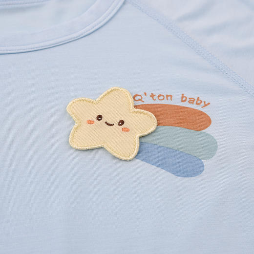 棉果果夏季新品男童卡通防蚊5A抗菌莫代尔套头套装M211302426220 商品图3