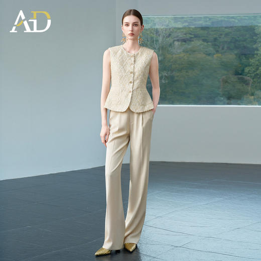 AD小香风马甲套装女夏2026新款今年流行爆款高级感超火穿搭一整套 商品图2