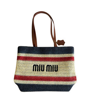 logo刺绣草编包zh017