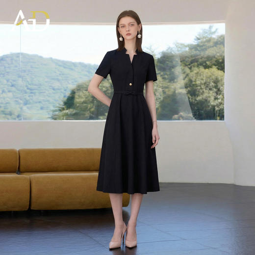 AD正式场合西装连衣裙女夏2026新款高级感职业装高知得体穿搭裙子 商品图1