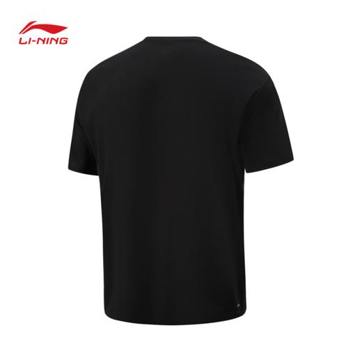 李宁吉米巴特勒男子冰感舒适宽松短袖文化衫AHSW031 商品图1