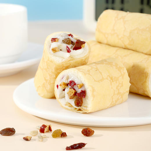 【福建好物】法式坚果/香蕉可丽饼面包 300g/盒 商品图1