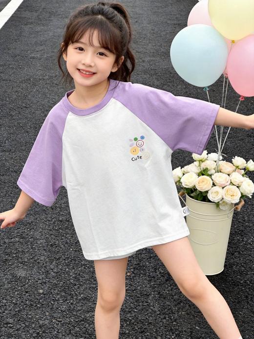 🔥【品牌直发】29.9/件❗【笑乐屋纯棉多彩冰感T恤】！✨呼吸感百百棉❗自带凉感科技❗配色太好看了，男宝女宝都好穿，多备几件痛快入夏！ 商品图3