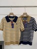 L@uren拉夫家/小马刺绣标女款翻领条纹针织polo衫 商品缩略图5