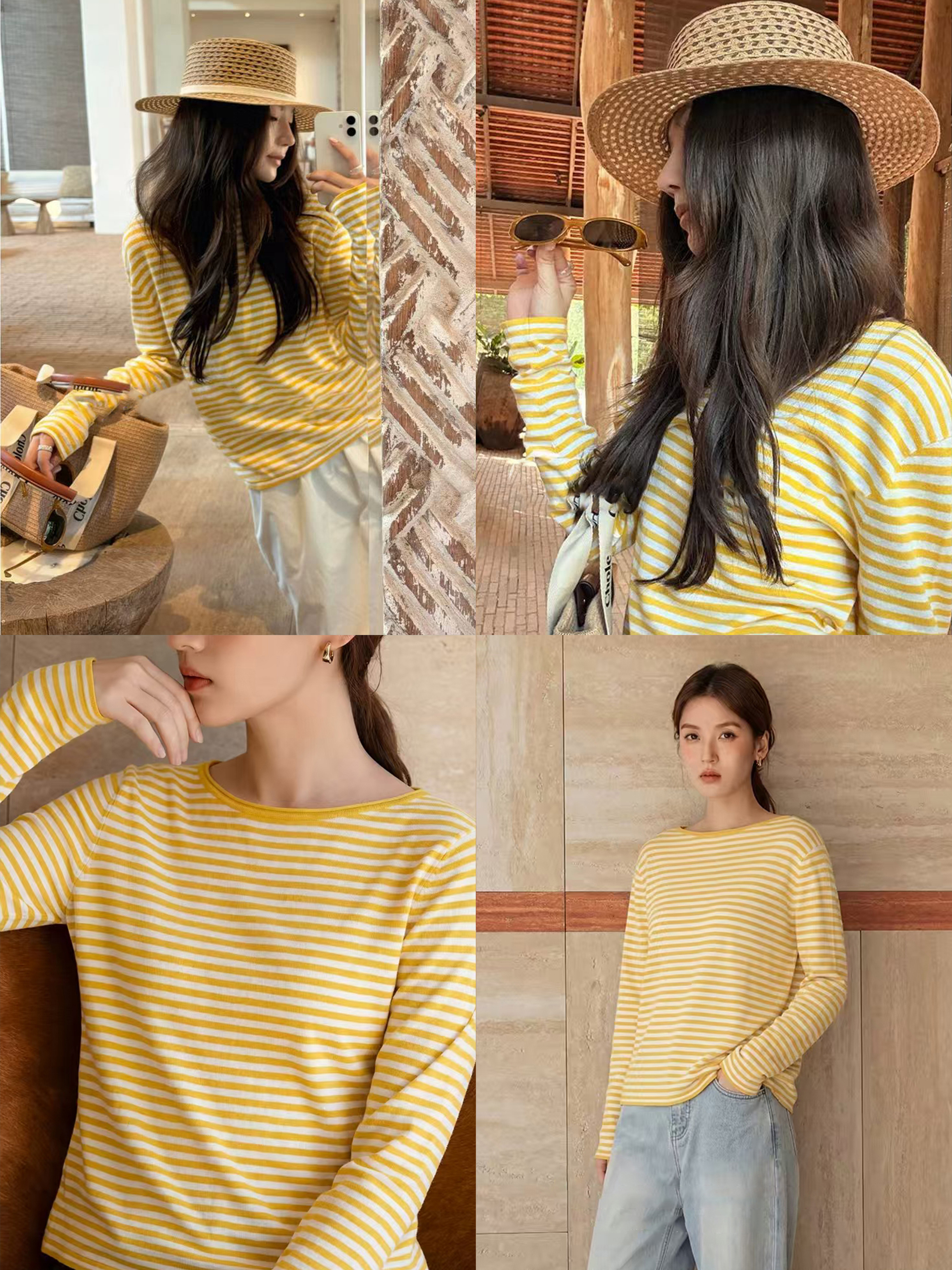 直发 柠檬气泡~凉感天丝亚麻~设计感薄款防晒罩衫上衣长袖【JS3699377 】