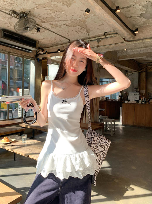 <曾小咸推荐>4.12现货秒杀 ！微信超特价！ 蕾丝花边吊带背心 日常99.99 立减50 秒杀49.99！！ 商品图11