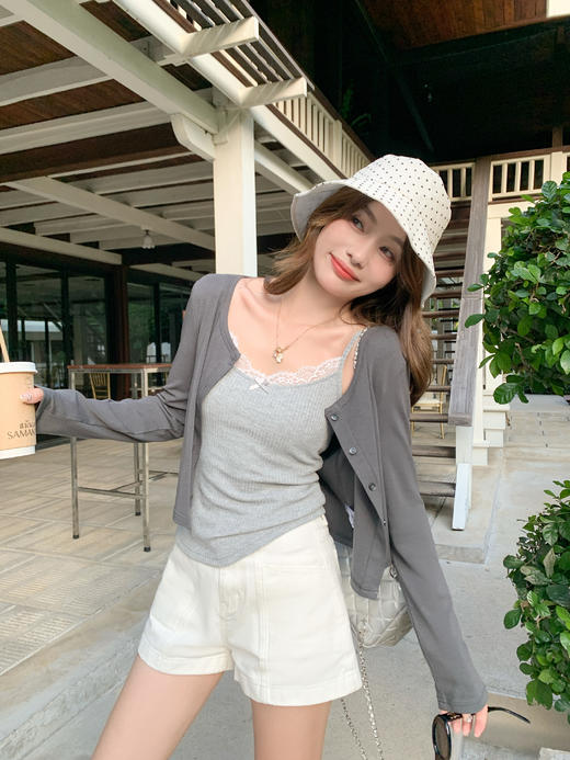 <曾小咸推荐>4.13现货秒杀 ！微信超特价！蕾丝边吊带背心 日常99.99 立减60 秒杀39.99！！韩系针织开衫 日常129.99 立减80 秒杀49.99！！ 商品图10