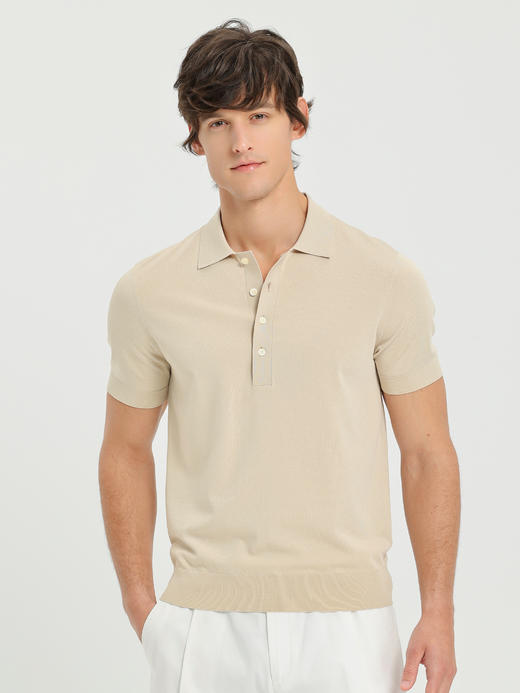 callisto黑色进口三醋酸匹马棉混纺T恤 商品图7