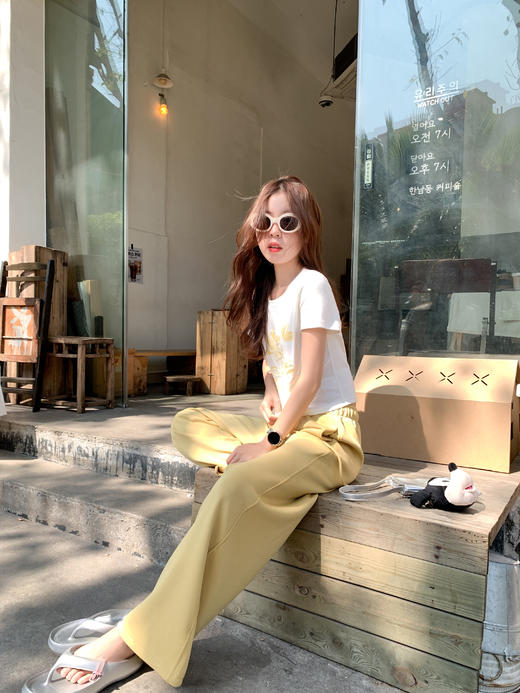 <曾小咸推荐>4.13现货秒杀 ！微信超特价！韩系直筒休闲裤 日常179.99 立减110 秒杀69.99！！ 商品图10